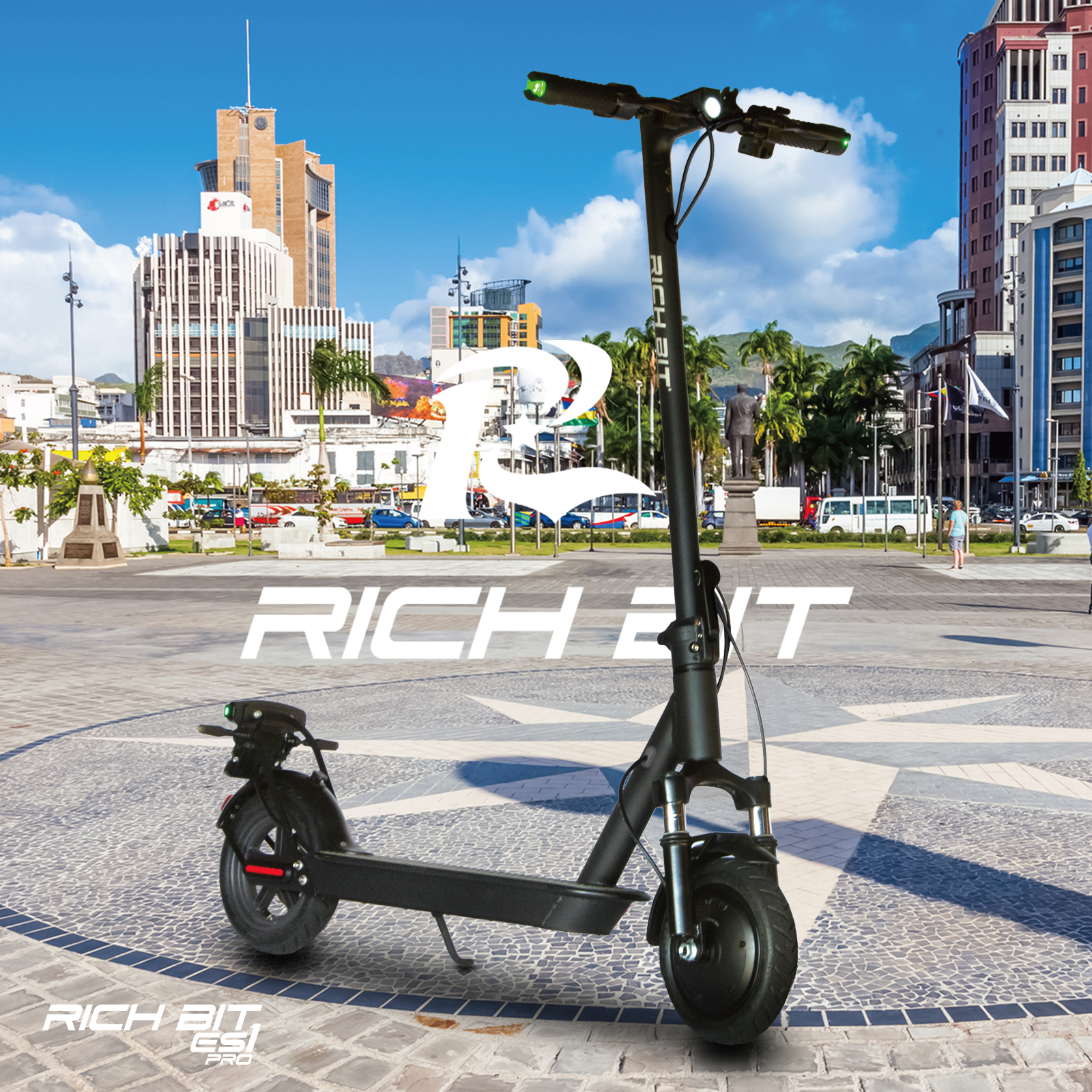免許不要 改正道路交通法に適合モデル 電動キックボード「RICHBIT ES1 